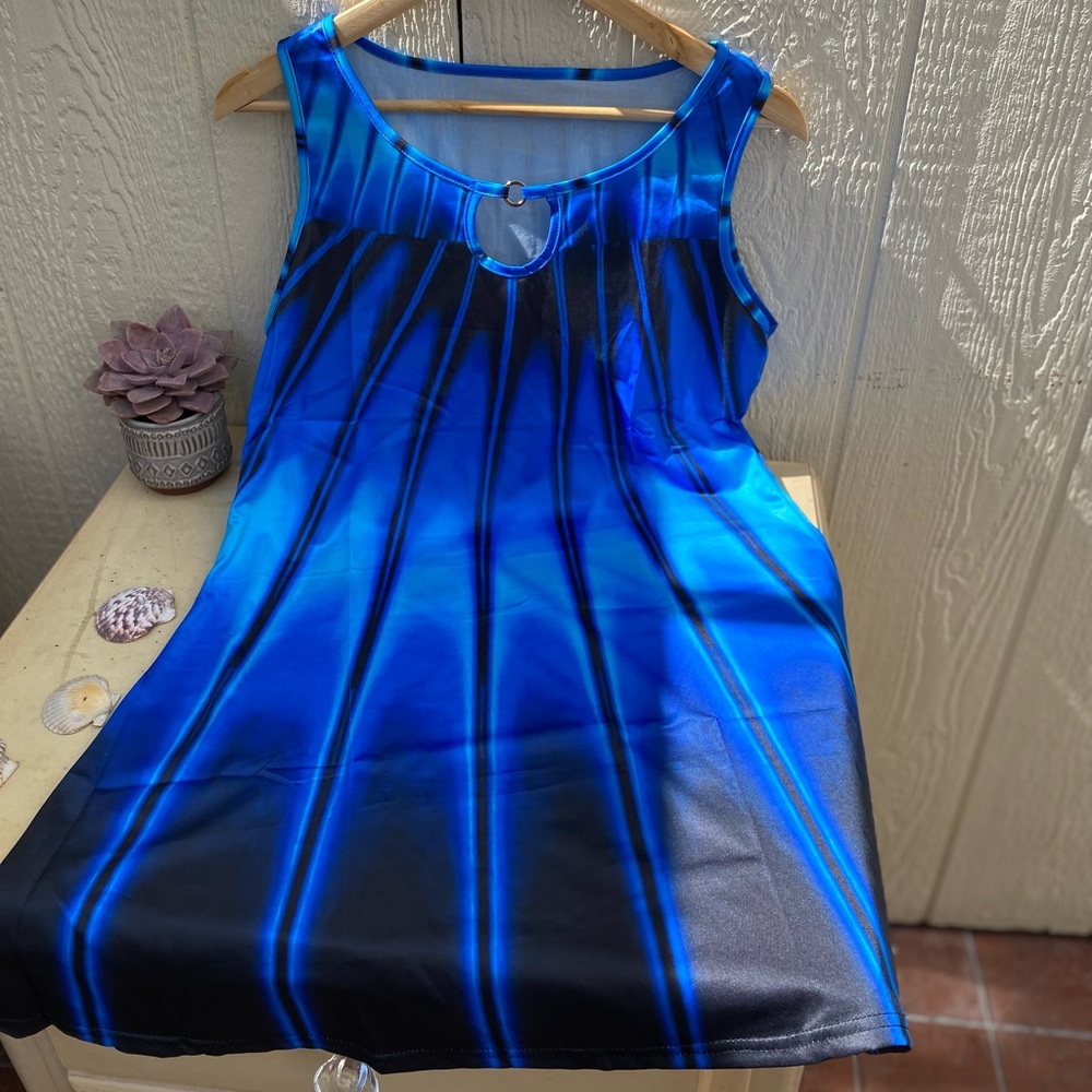 Dress / cover up  Blu/ black